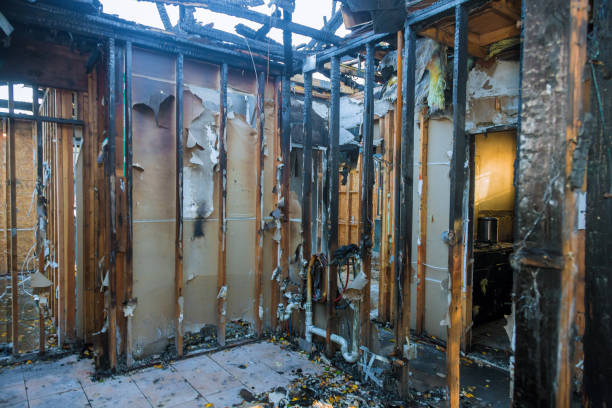 Professional Fire Damage Removal technician working in Olivet, TN